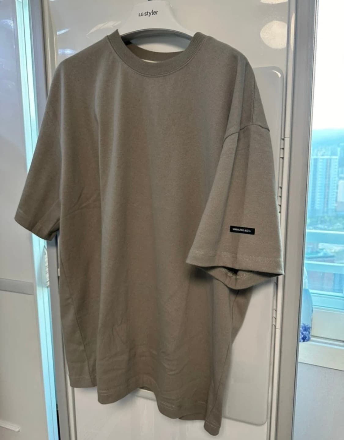 미니멀프로젝트 오버핏 반팔티 상품이미지1