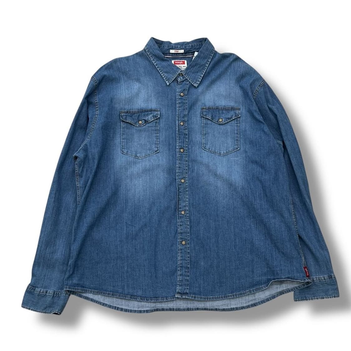 랭글러 투포켓 데님셔츠 r2169 상품이미지1