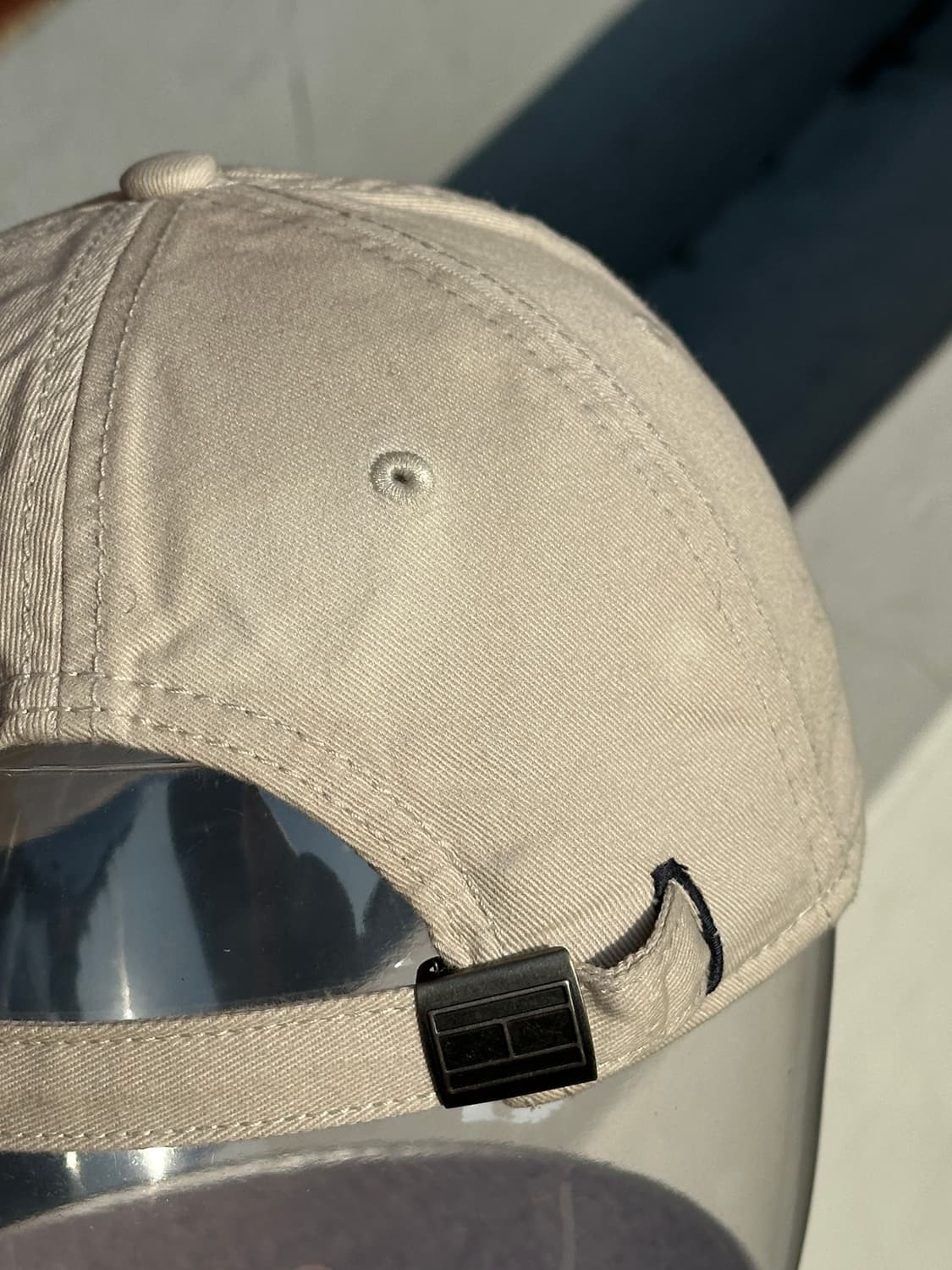 [F] 타미힐피거 로고 베이지 볼캡 모자 상품이미지5