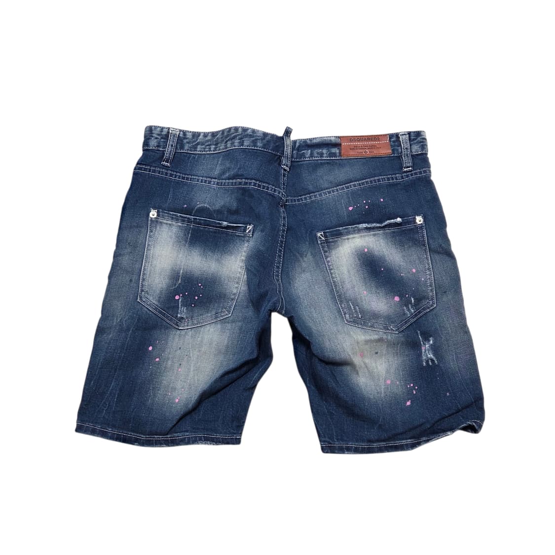 Dsquared2 디스퀘어드 페인팅 데님 청 반바지 상품이미지3