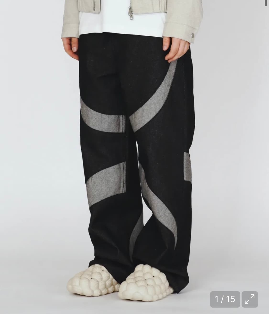 애드오프 데님 팬츠 상품이미지1