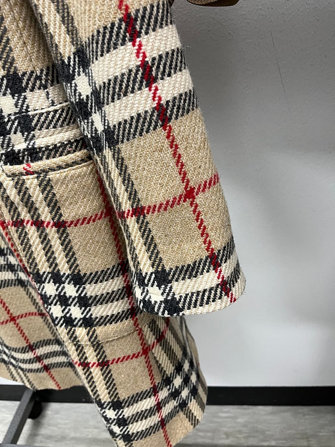 여) 버버리 이태리 노바체크 더블코트  상품이미지3