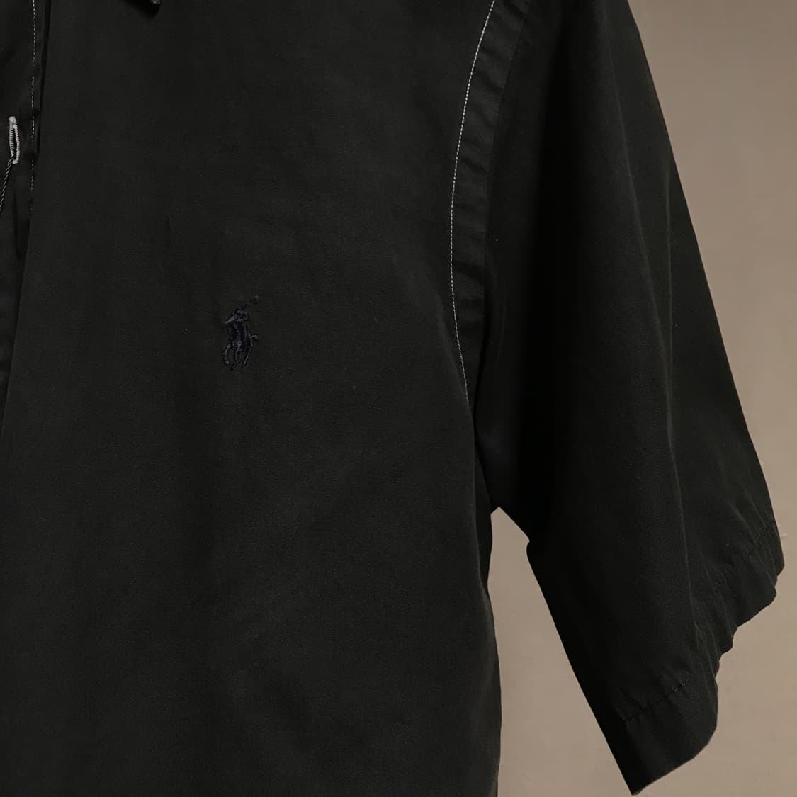 폴로 랄프로렌 블랙 반팔 셔츠 S 상품이미지4
