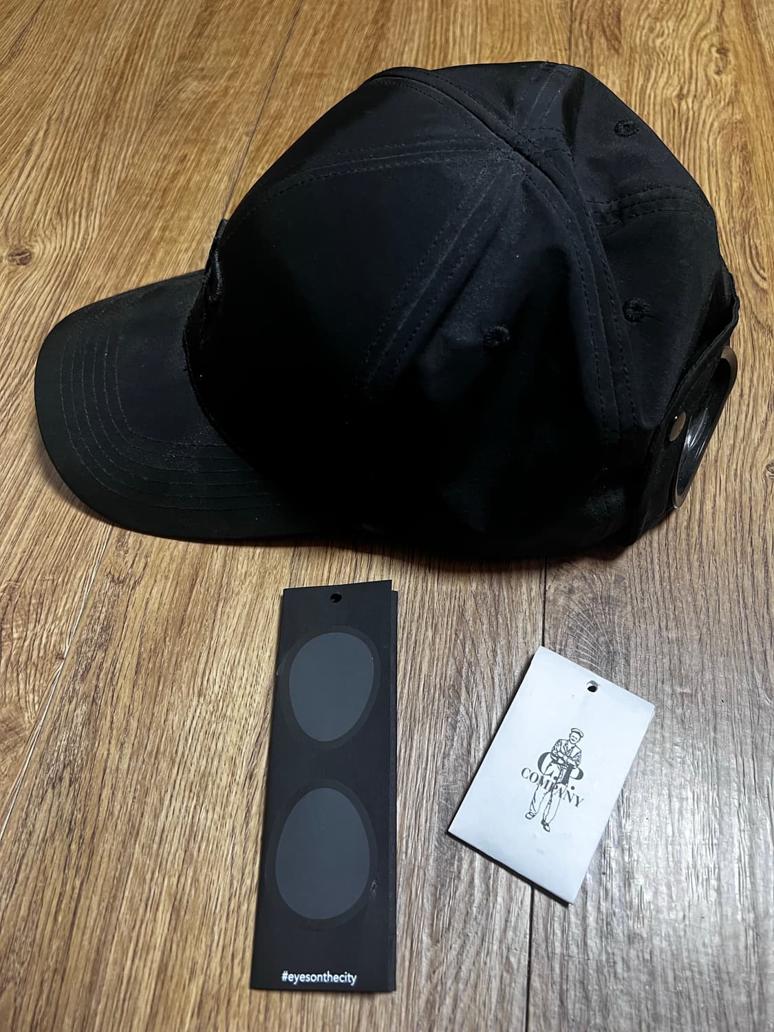 CP컴퍼니 고글캡 블랙 XL 상품이미지3