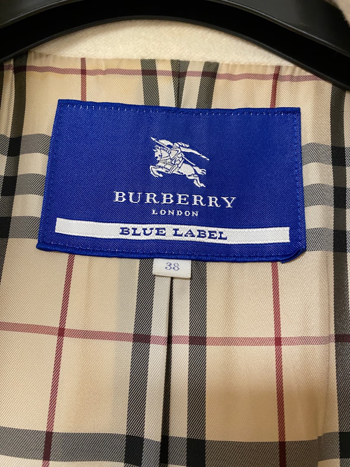 버버리 블루라벨 앙고라 코트 38 상품이미지4