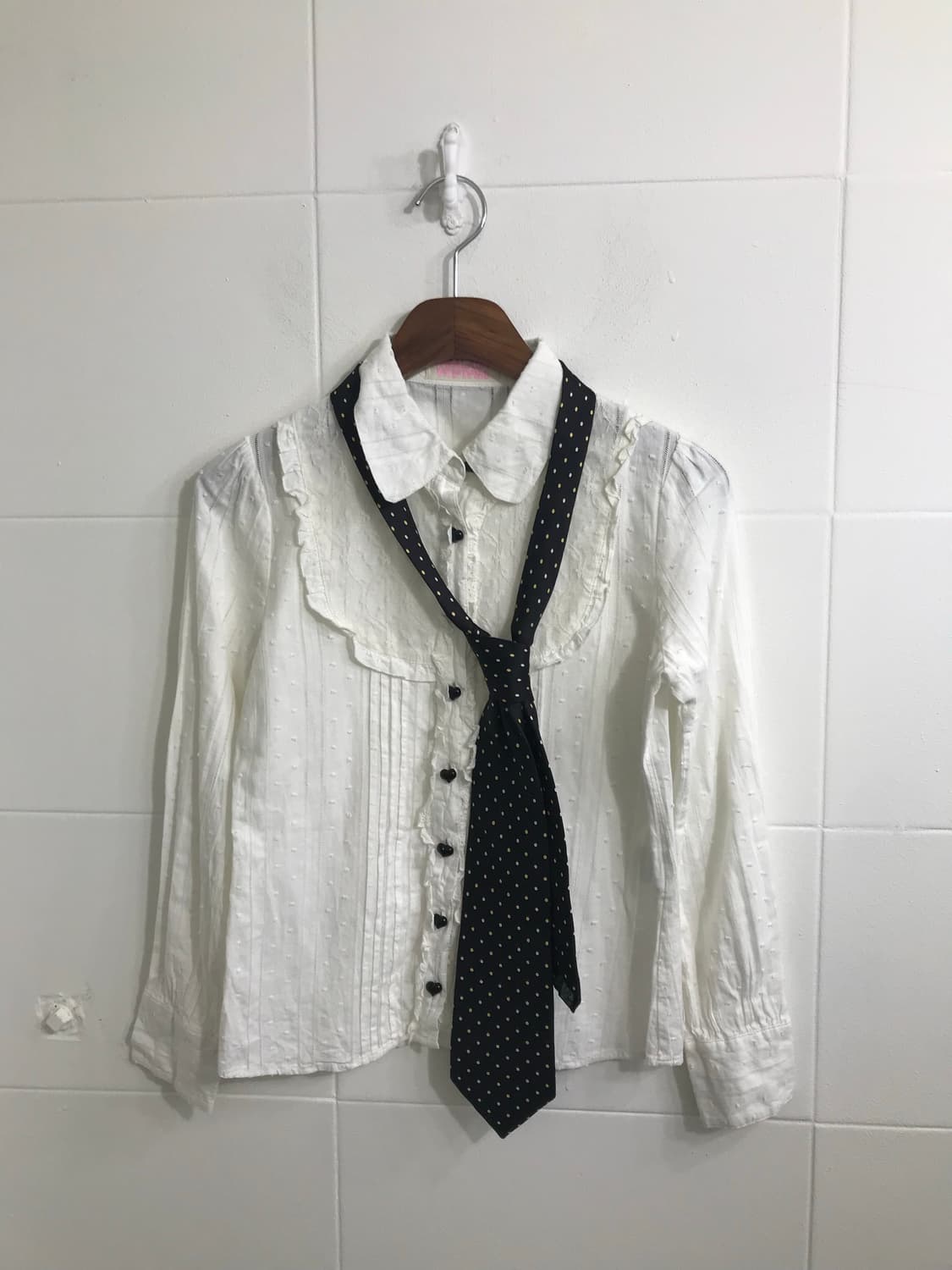헬로키티 도트 데일리 너드 니혼진 블랙 코디세트 상품이미지6