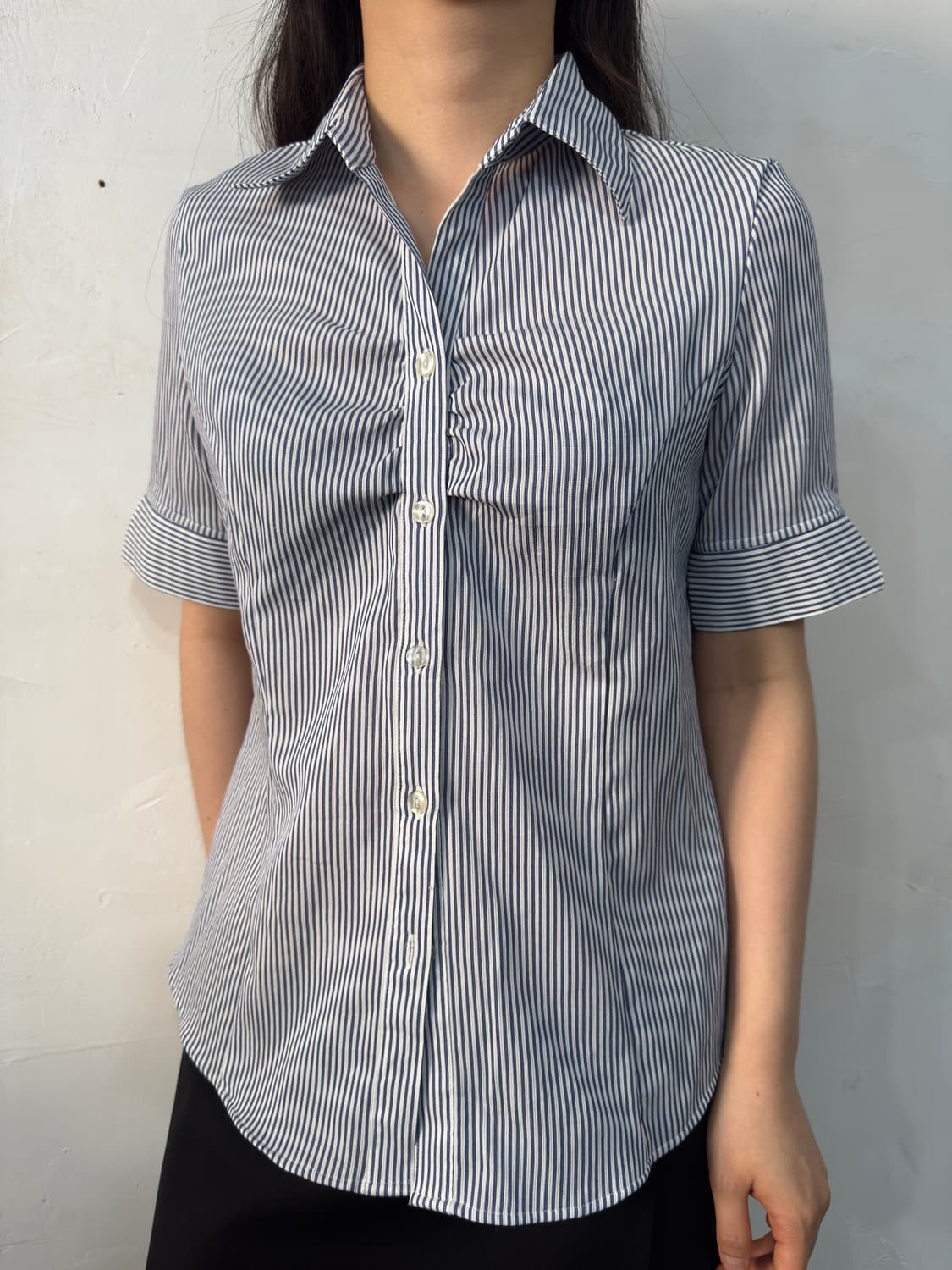 stripe shirring shirt 상품이미지2