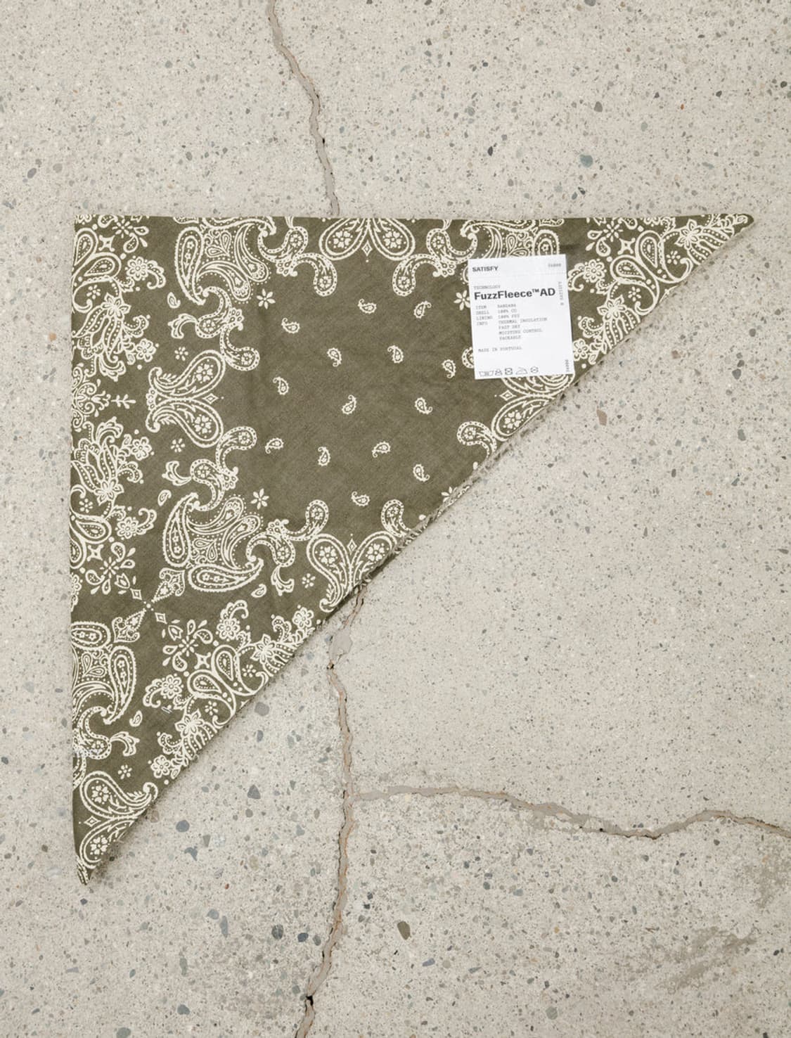 Satisfy FuzzFleece AD Bandana Khaki 상품이미지5