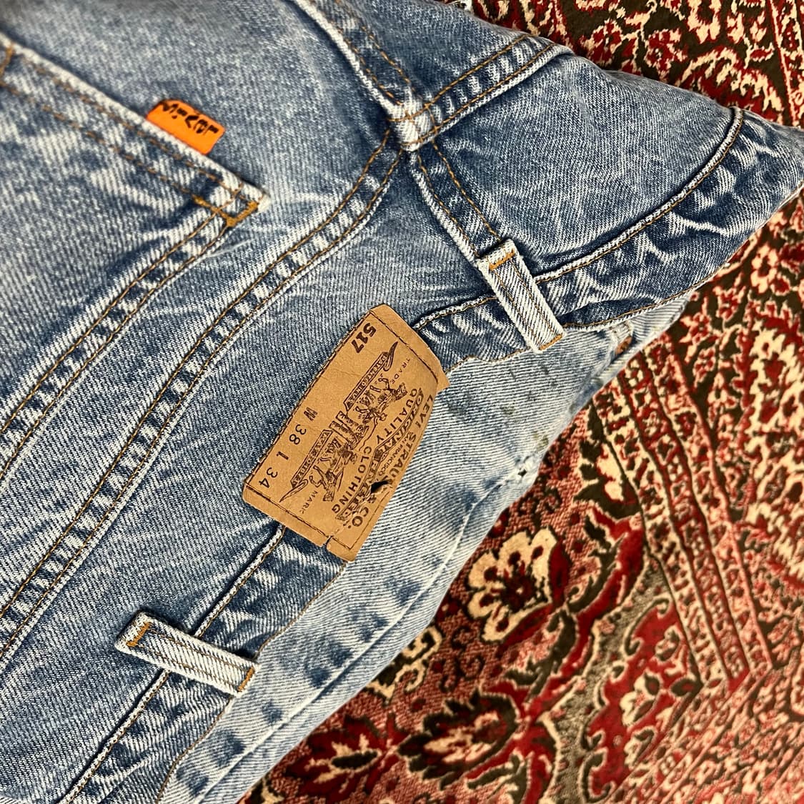 vintage levis 517 orange  상품이미지4