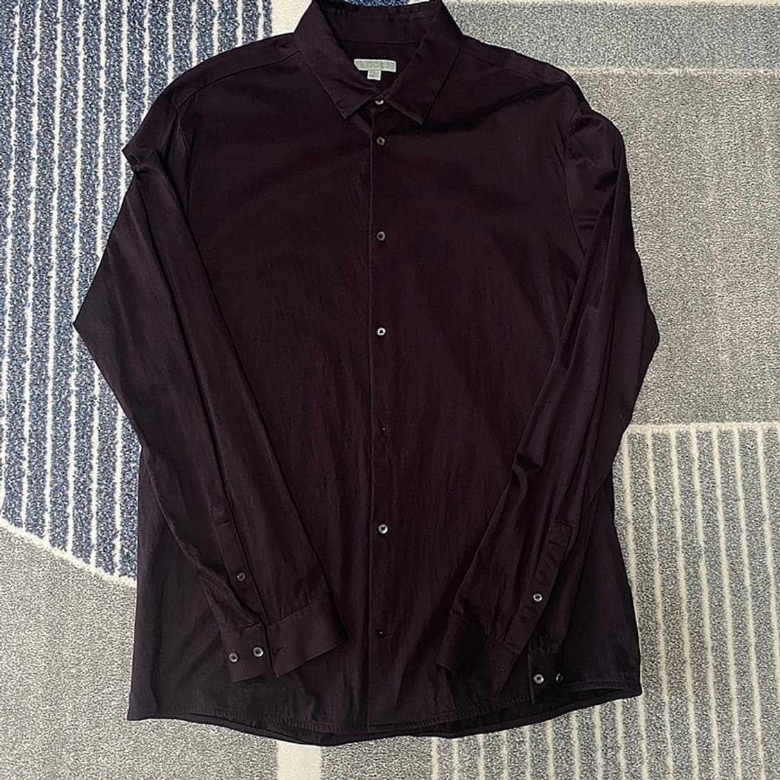 COS 코스 버건디 남성 셔츠 XL(105) 상품이미지1