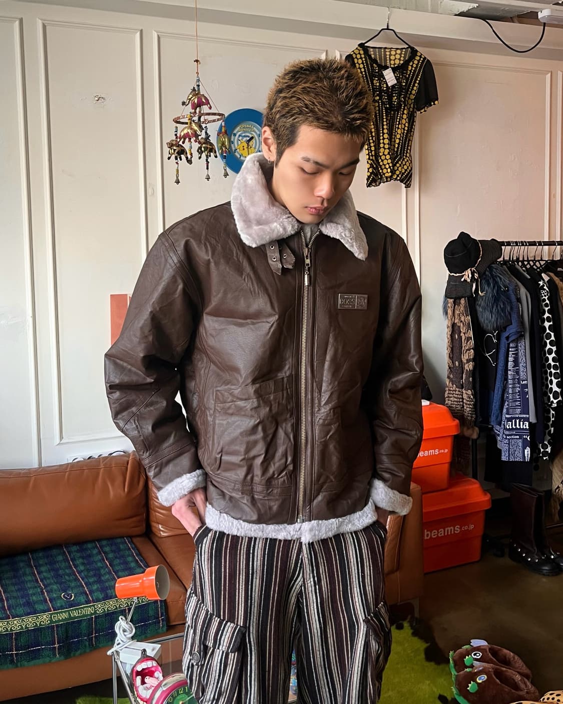 1990s Suntory Boss Real Leather Mustang 상품이미지2