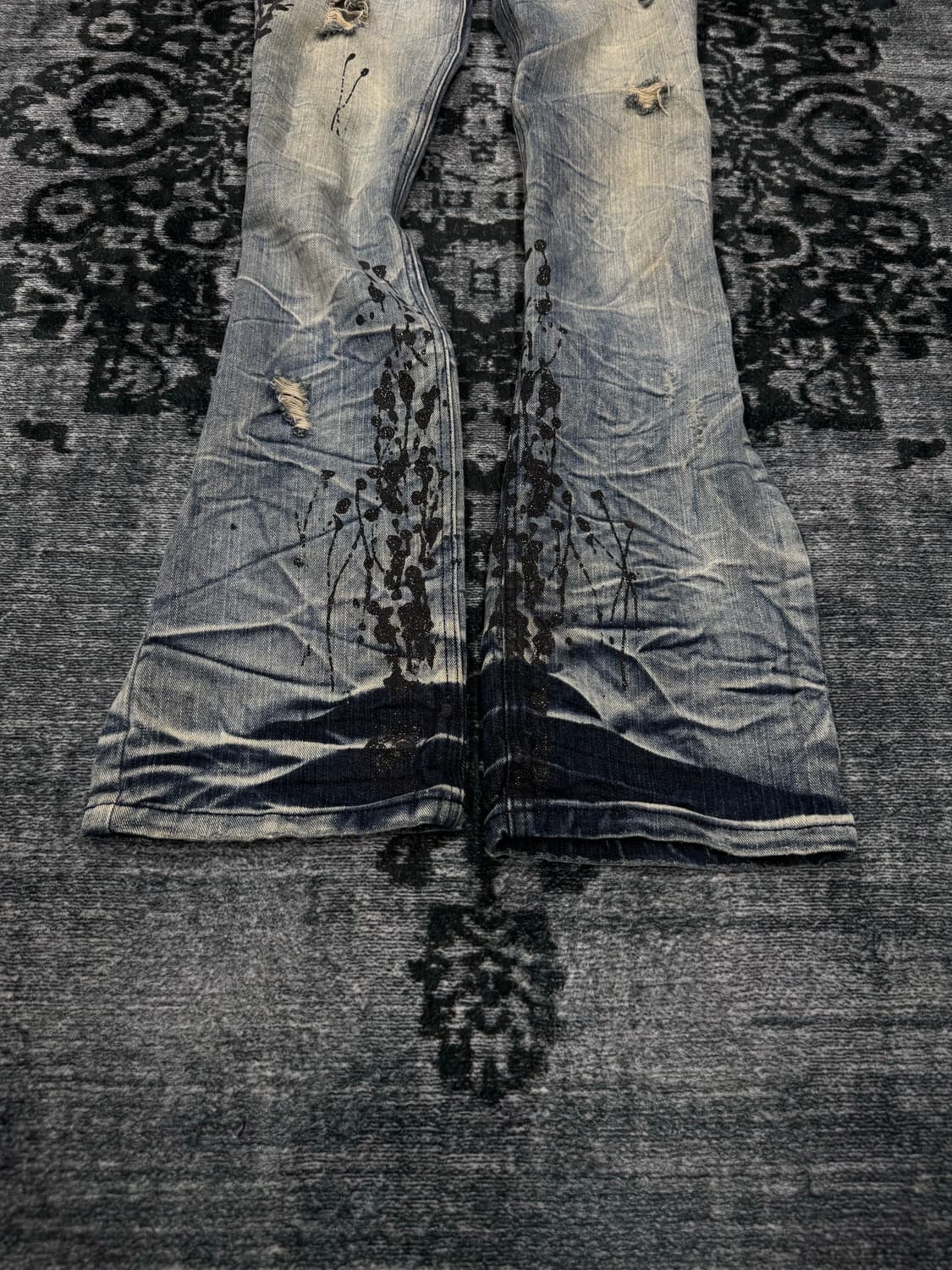 Agate 00s lame coating whisker denim pan 상품이미지5