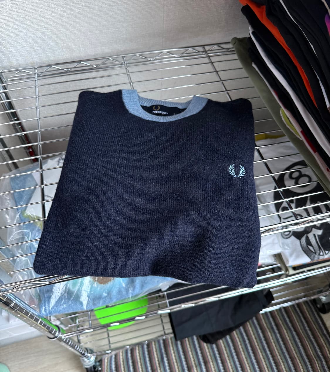 프레드페리 울 니트 상품이미지2