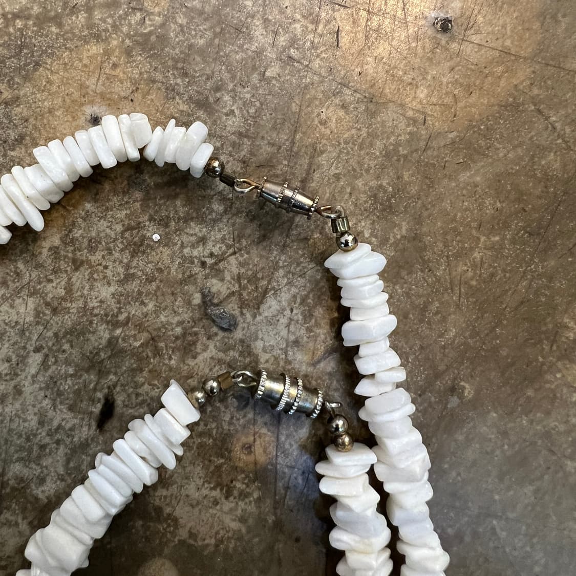 빈티지 천연 푸카 쉘 목걸이 & 팔찌 상품이미지3