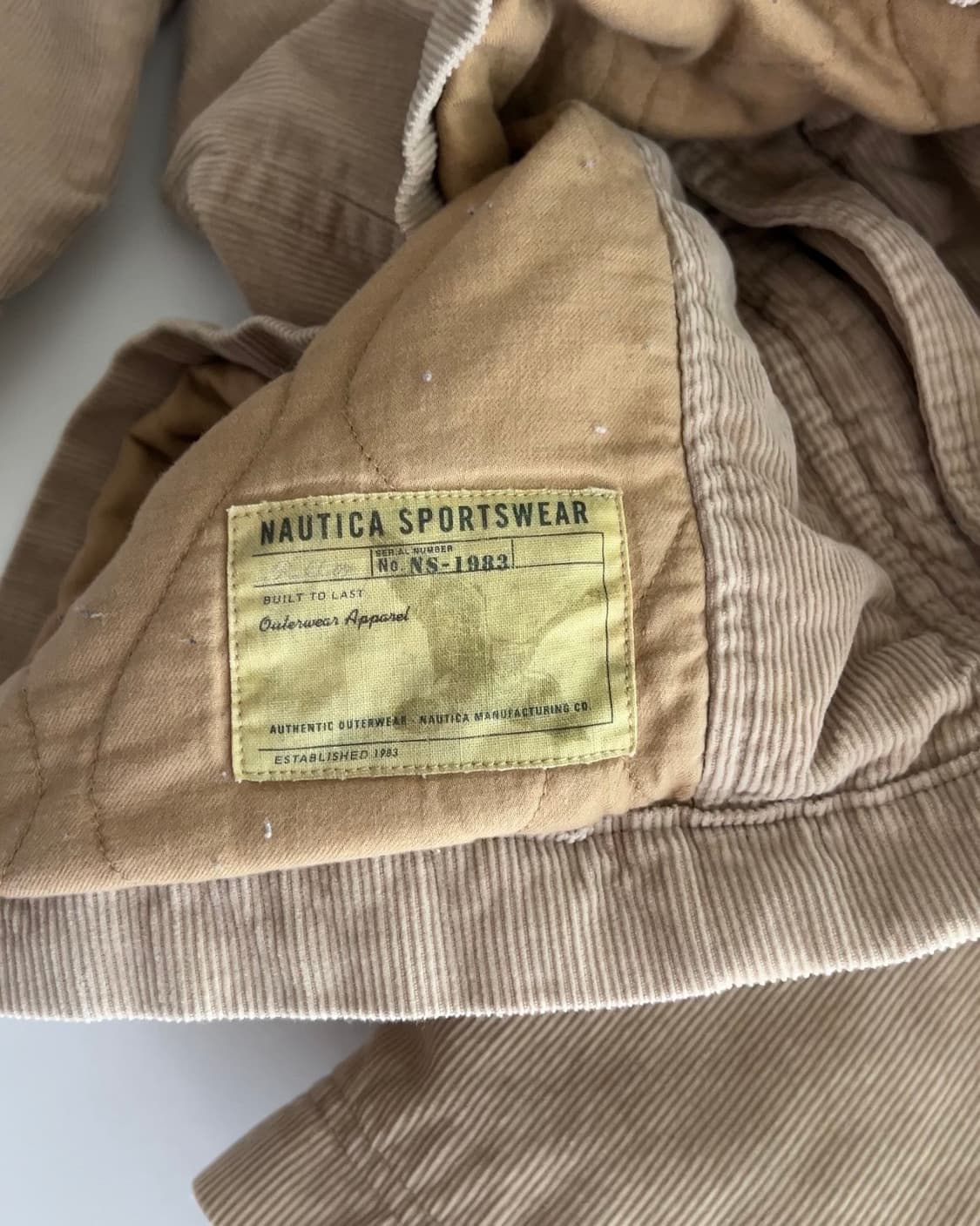 노티카 코듀로이 카라 자켓 XL 상품이미지7