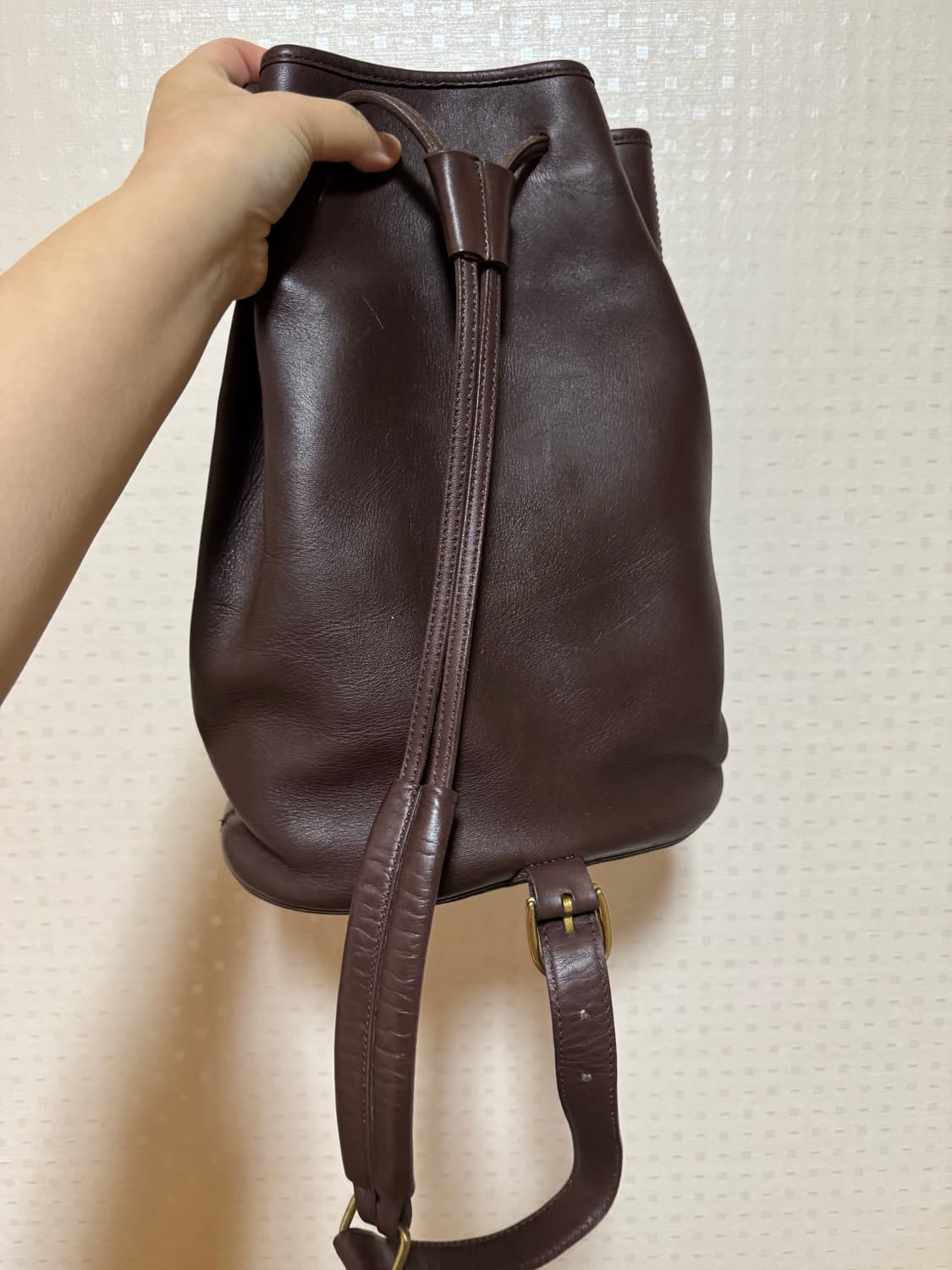 코치 usa 백팩 크로스백 브라운 컬러 희귀템 입니다 상품이미지7