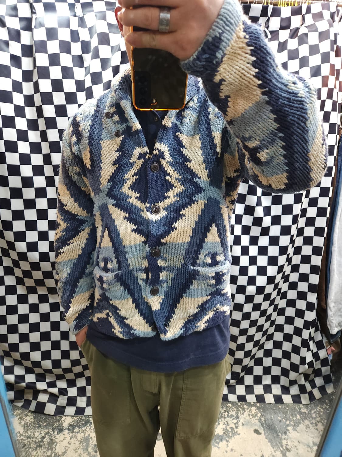 폴로 랄프로렌 데님엔 서플라이 나바호 가디건
 상품이미지8