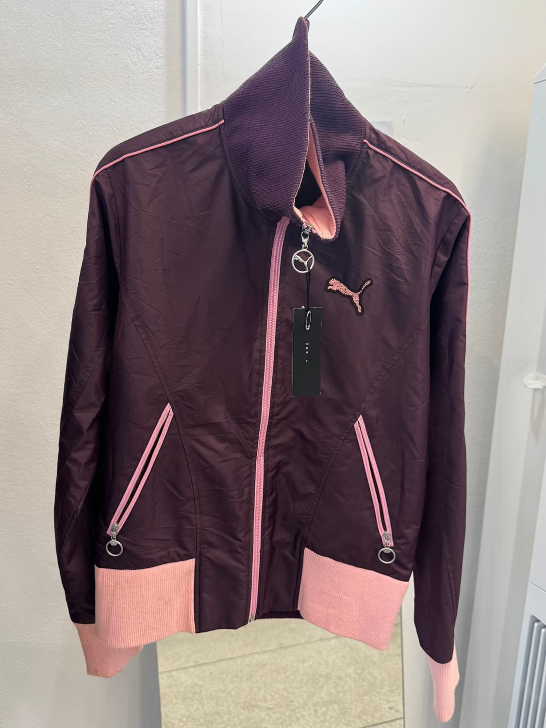 Puma Burgundy Color Old School Track Jac 상품이미지1