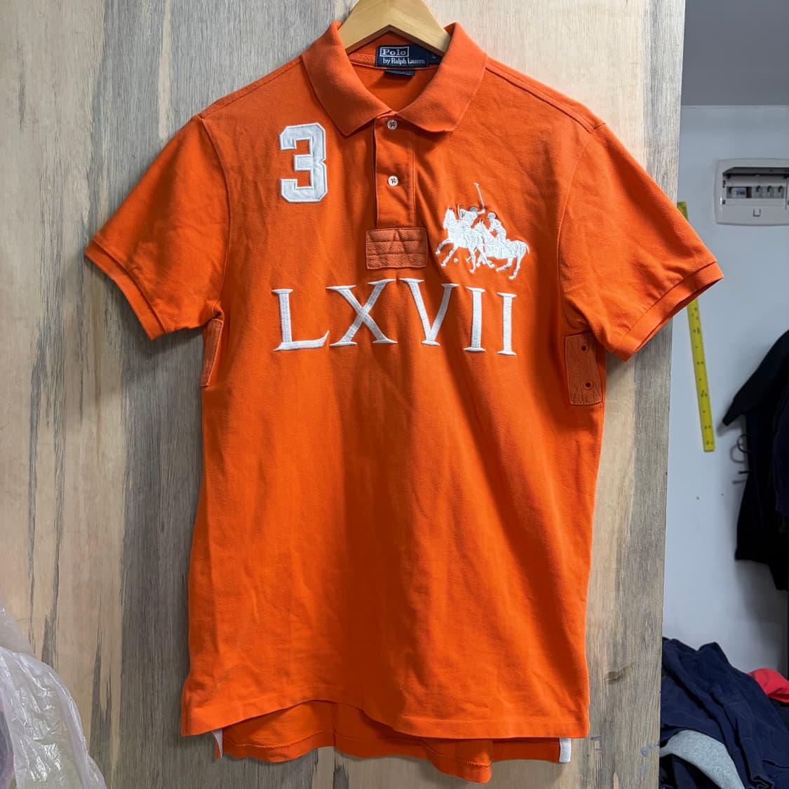 폴로 빅포니 치프키프 주황 반팔 카라 티셔츠 L 상품이미지6