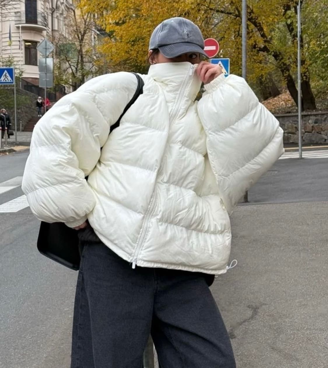 [새상품] Our room 패딩 화이트 상품이미지1