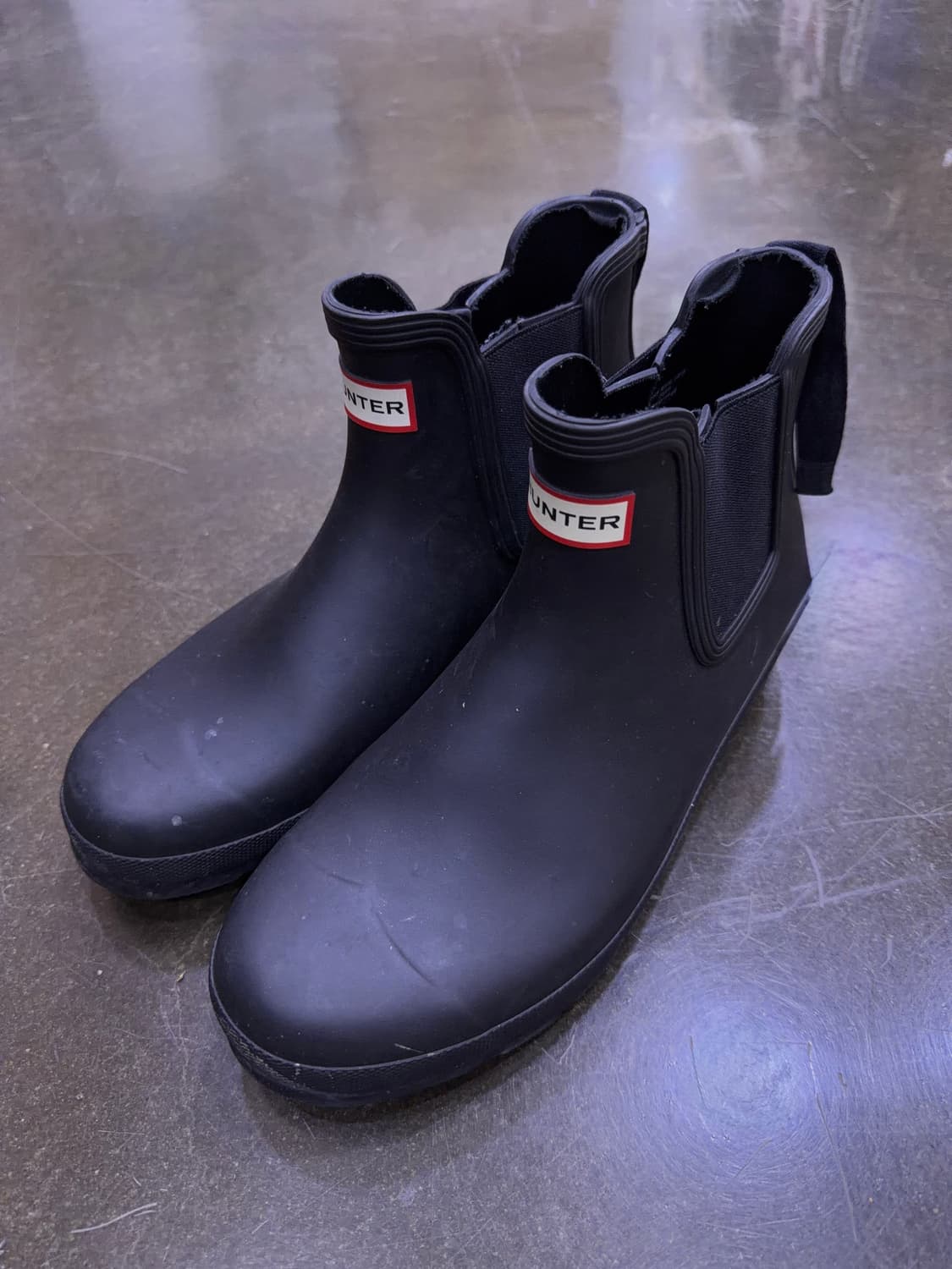 헌터 첼시 레인부츠 워커 블랙 280 상품이미지1