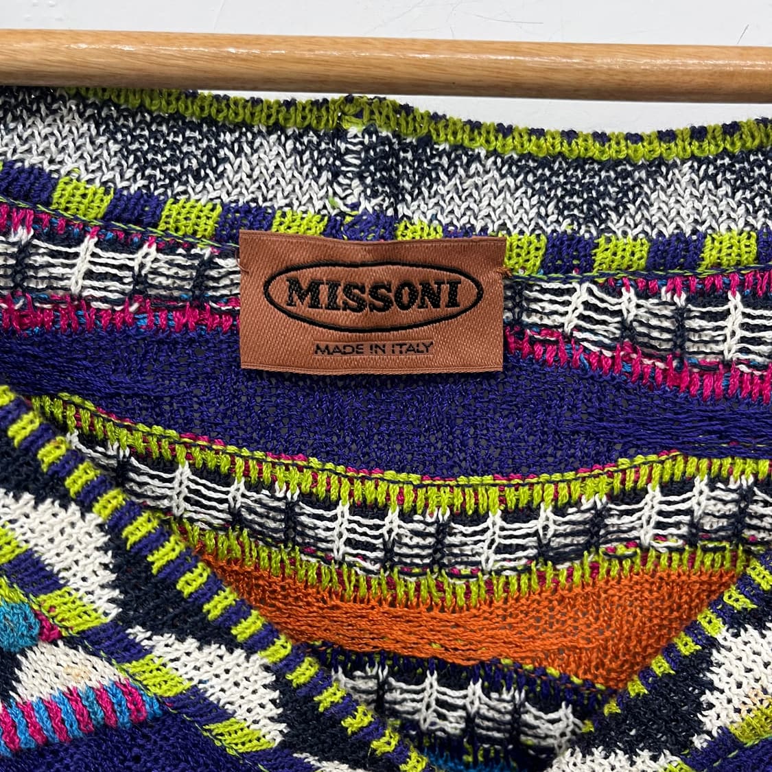 미쏘니 멀티컬러 니트 가디건 여L 상품이미지4