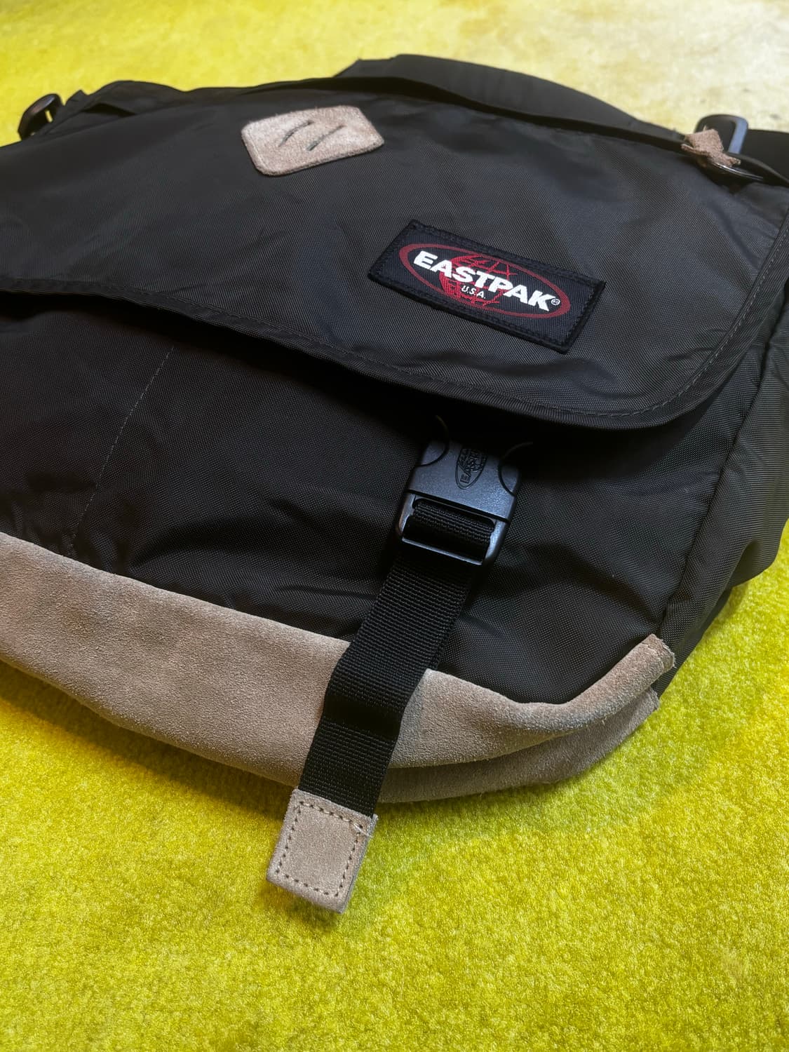 90s EASTPAK 메신저 백/다크 브라운  상품이미지4