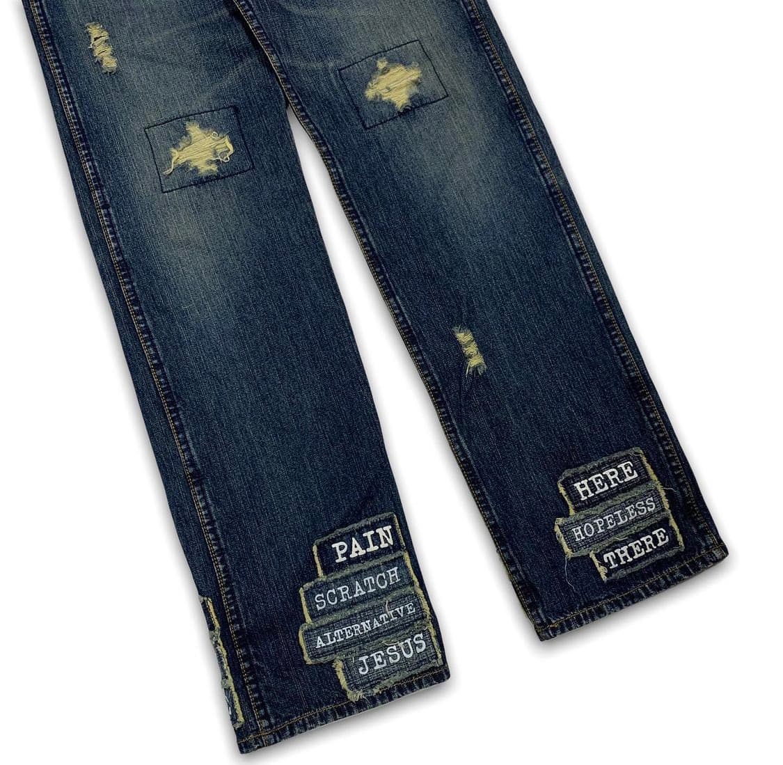numbernine patch jeans 상품이미지3