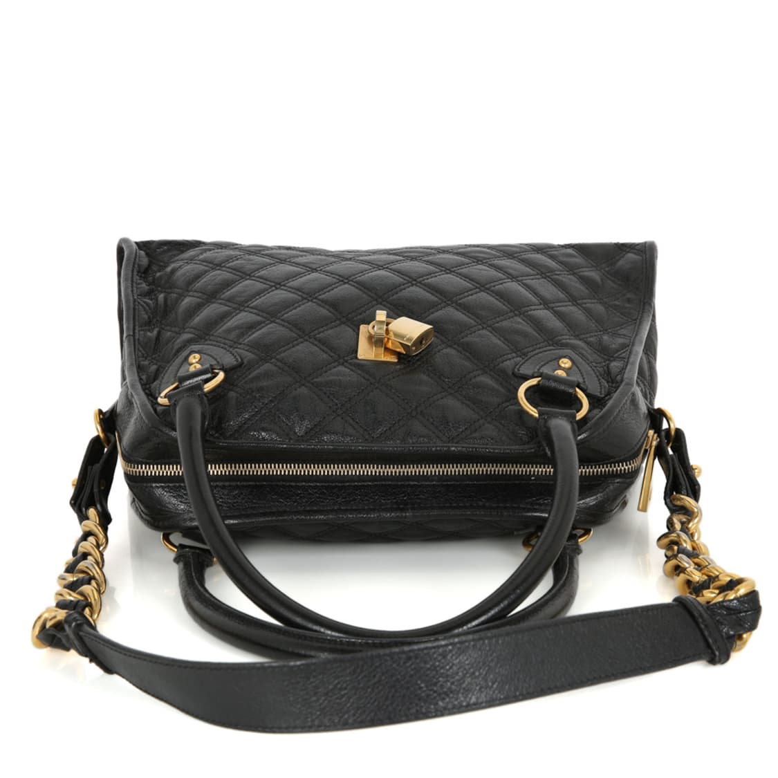 마크제이콥스 스탐백 퀼팅 블랙 금장 체인 숄더 상품이미지5