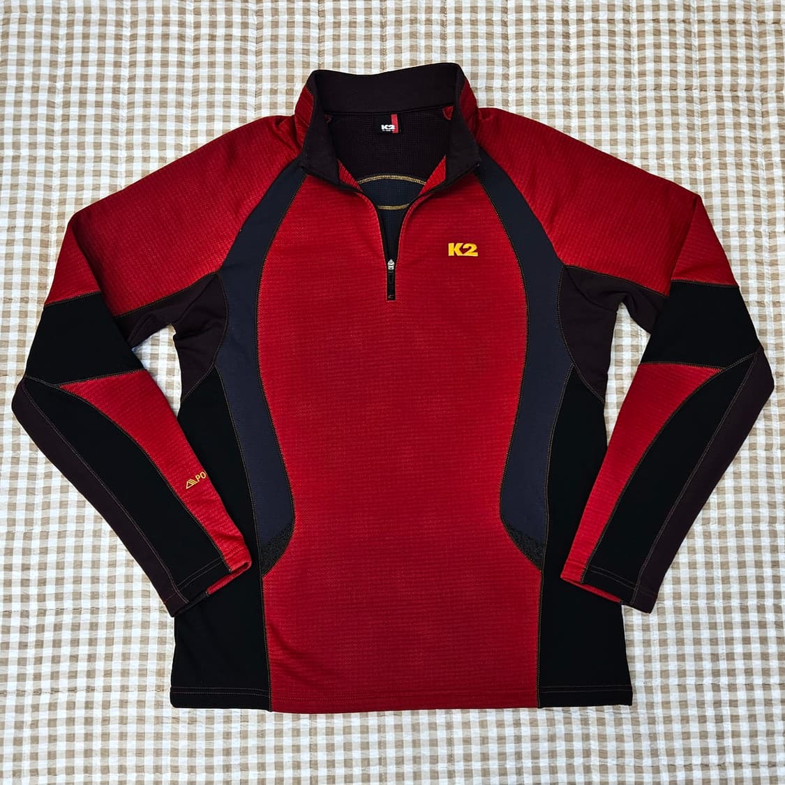 K2 반집업 기모 등산복 남자100 상품이미지1