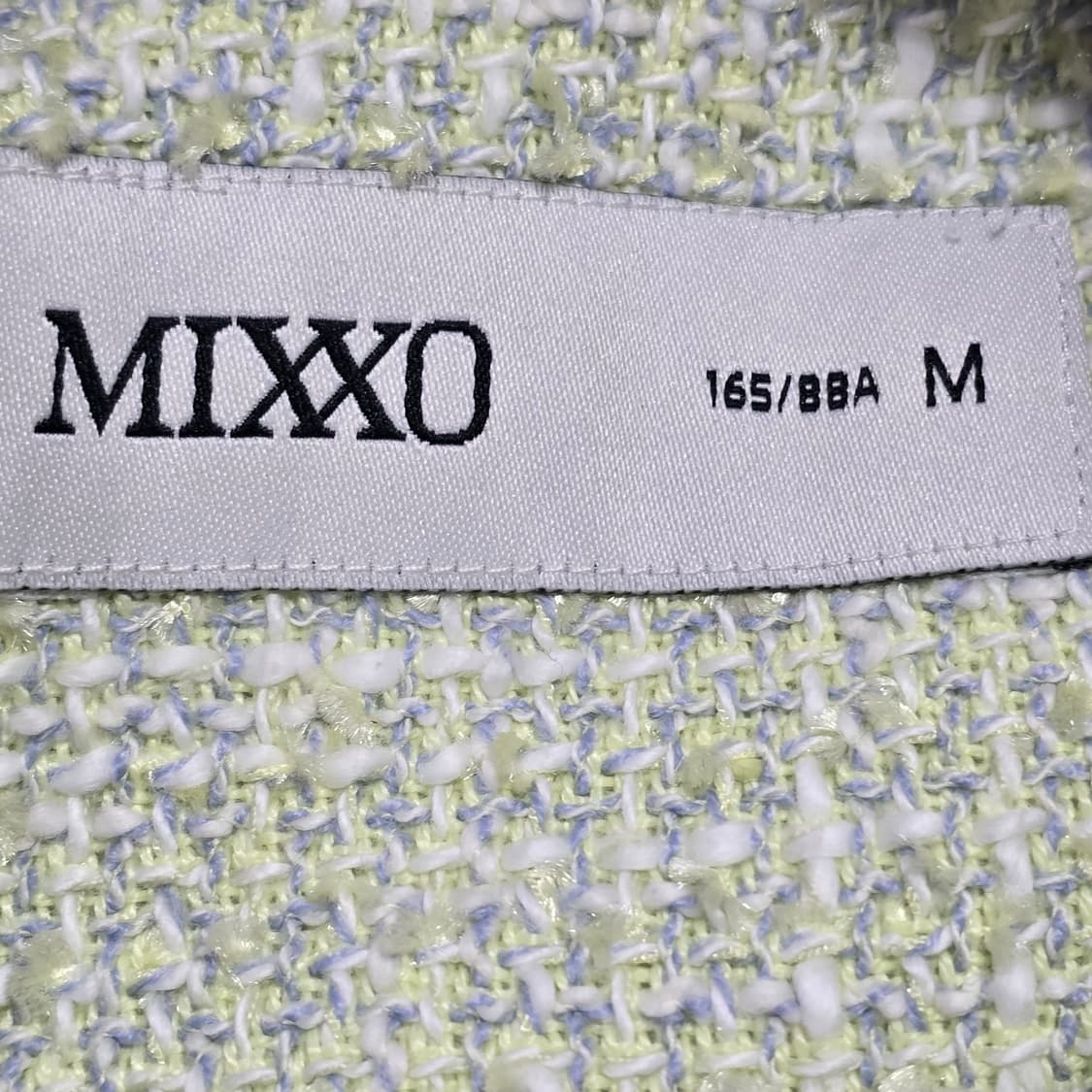 0762 미쏘 MIXXO 트위드 크롭 자켓 M 상품이미지7