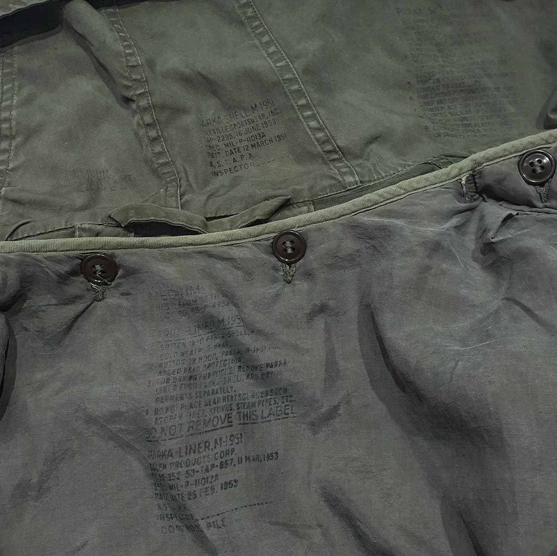 m51 피쉬테일 파카 쉘파카 m (105~120) 개파카 상품이미지8