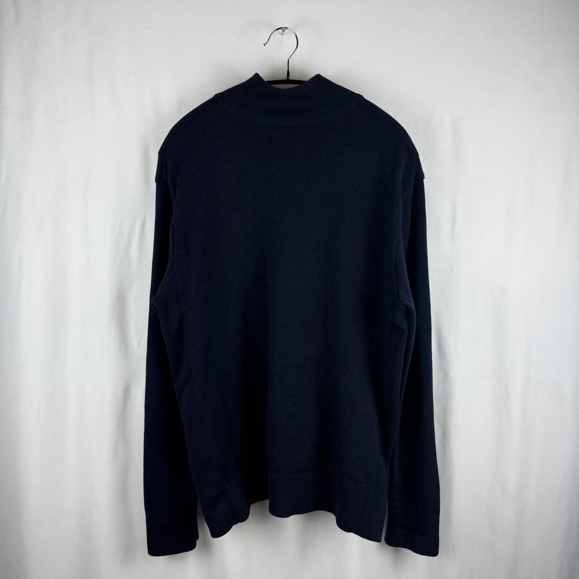 5) 라코스테 울 니트 집업 네이비 상품이미지6