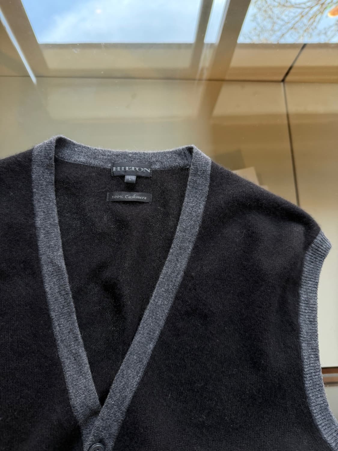 힐톤 캐시미어 니트 베스트 100 상품이미지7