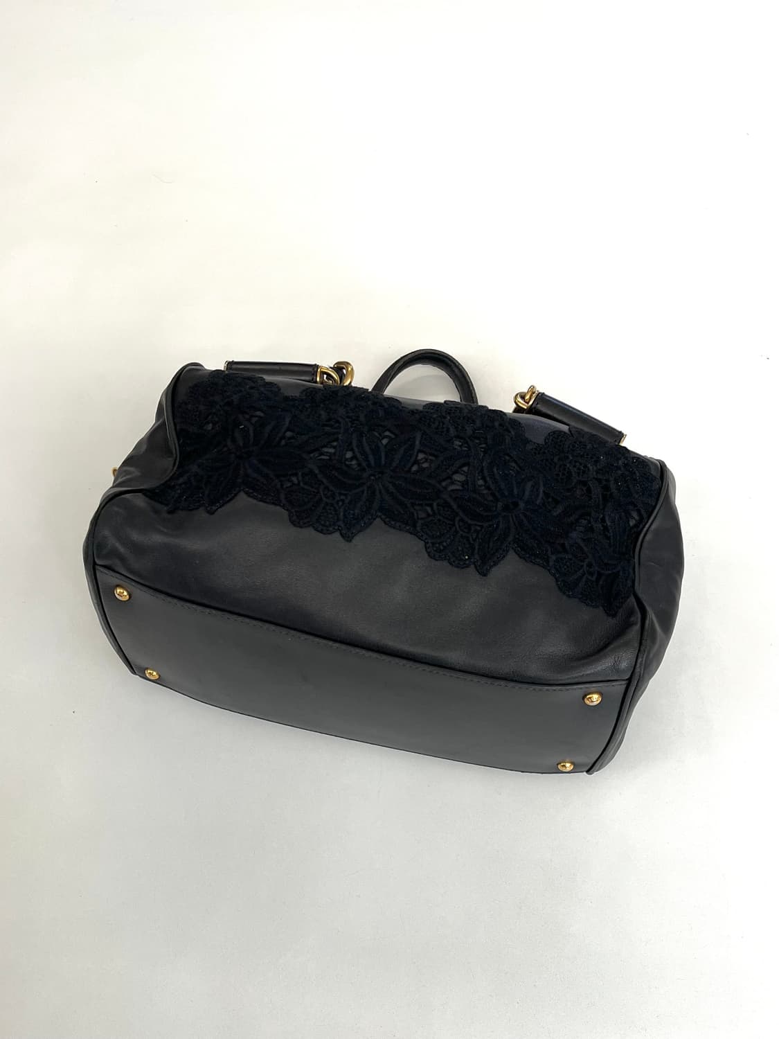 돌체앤가바나 2011 런웨이 아카이브 플라워 레이스 레더백 상품이미지9