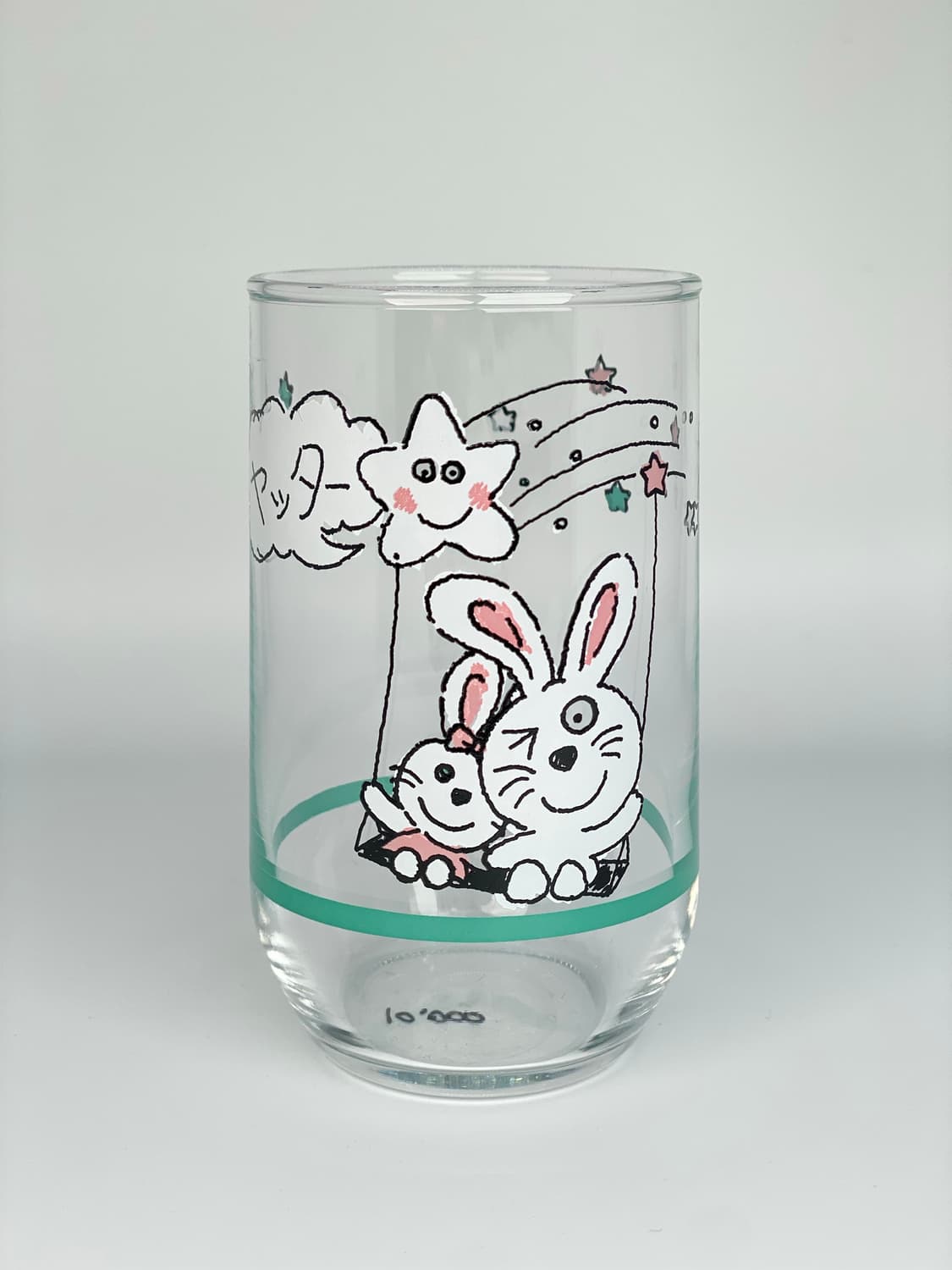 빈티지 아델리아 글라스 토끼 드로잉 유리컵 5p 세트  상품이미지8