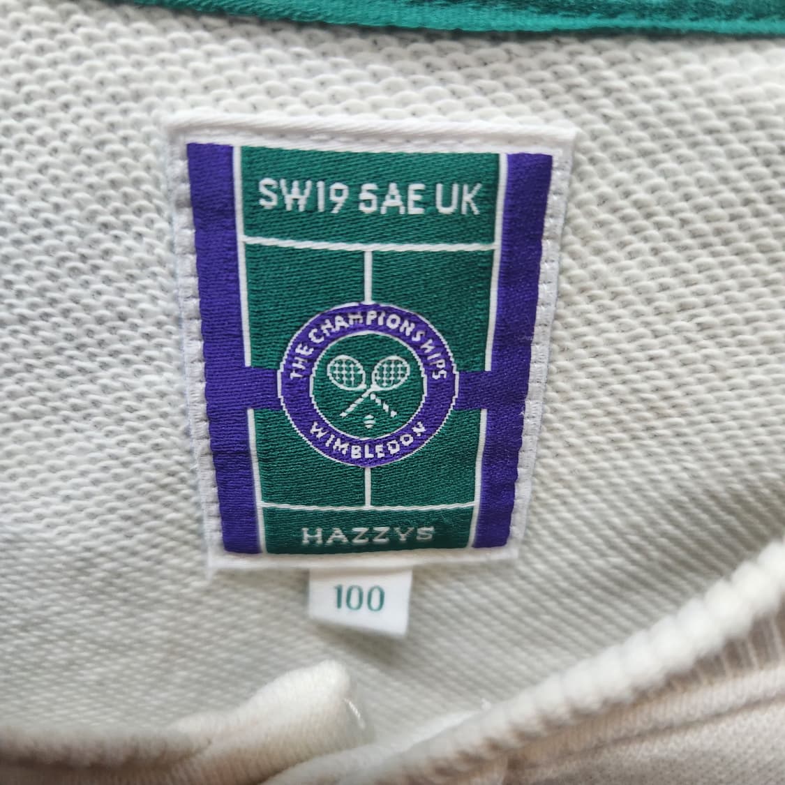 헤지스 로고 라인배색 헨리넥 맨투맨 100(L) 상품이미지5