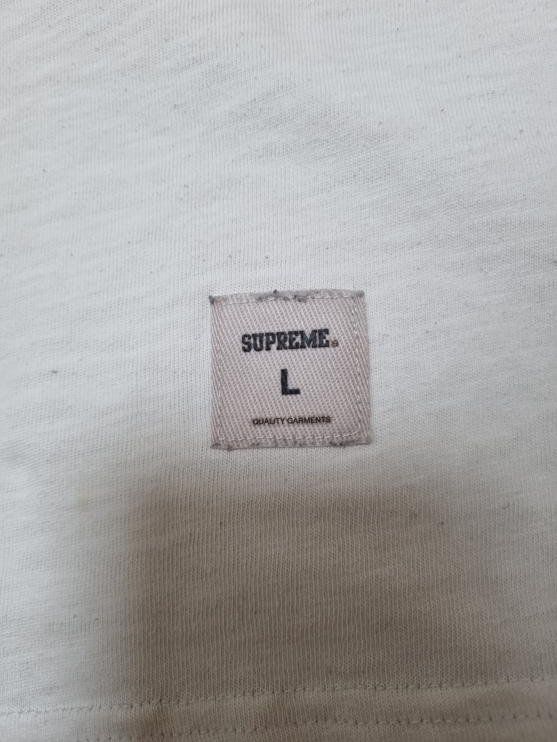 Supreme Sketch Embroidered S/S Top White 상품이미지3