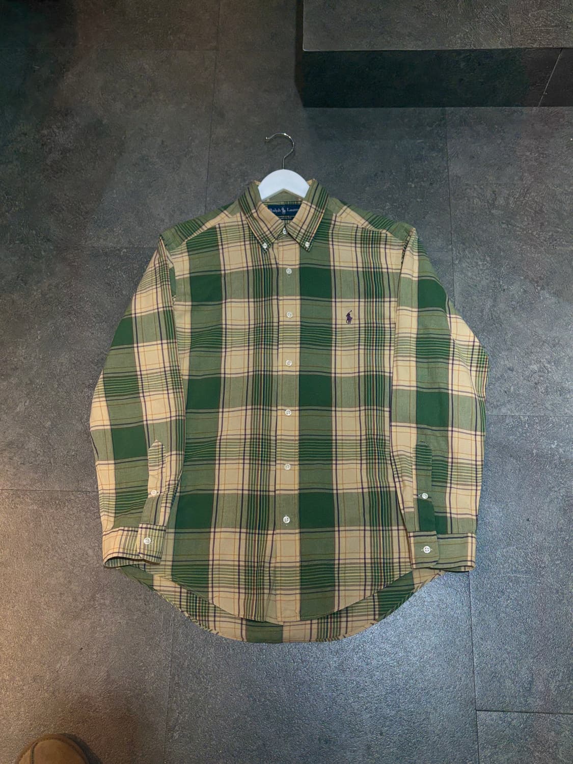 폴로 랄프로렌 체크 셔츠 M사이즈 상품이미지2