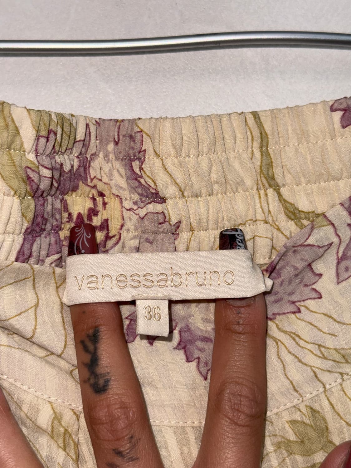 Vanessa Bruno floral pleats silk pants 상품이미지6