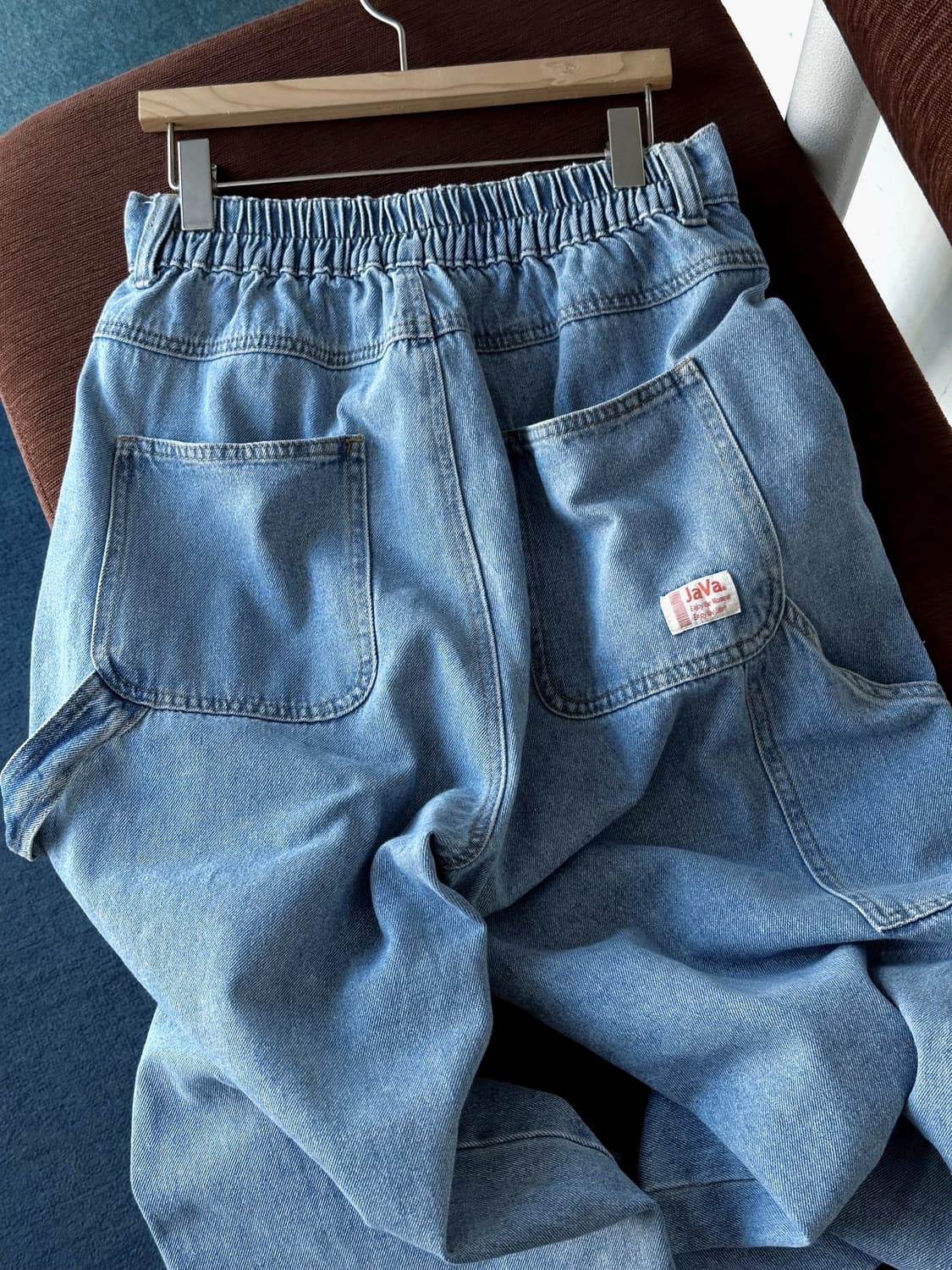 Denim wide design painter pants 상품이미지2