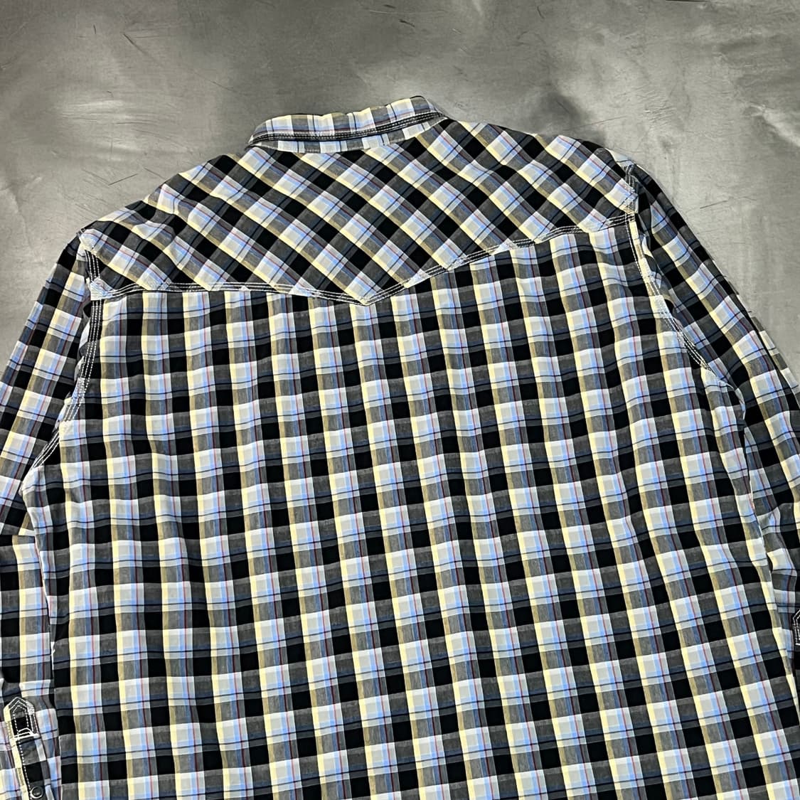  랭글러 체크 웨스턴 셔츠 y16105 상품이미지5