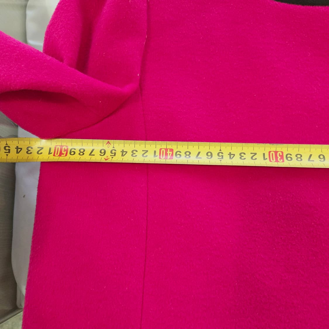 [MOJO.S.PHINE] 모조에스핀 핑크 배색 노카라 코트 자켓 상품이미지4