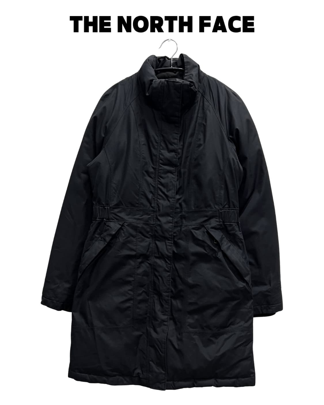 (S) 노스페이스 우먼스 하이벤트 구스다운 야상 패딩 자켓 블랙 상품이미지1