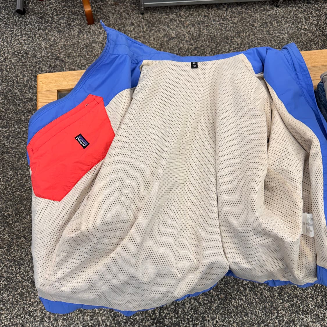 90s 파타고니아 블루 봄버 자켓 made in USA (XL)  상품이미지8