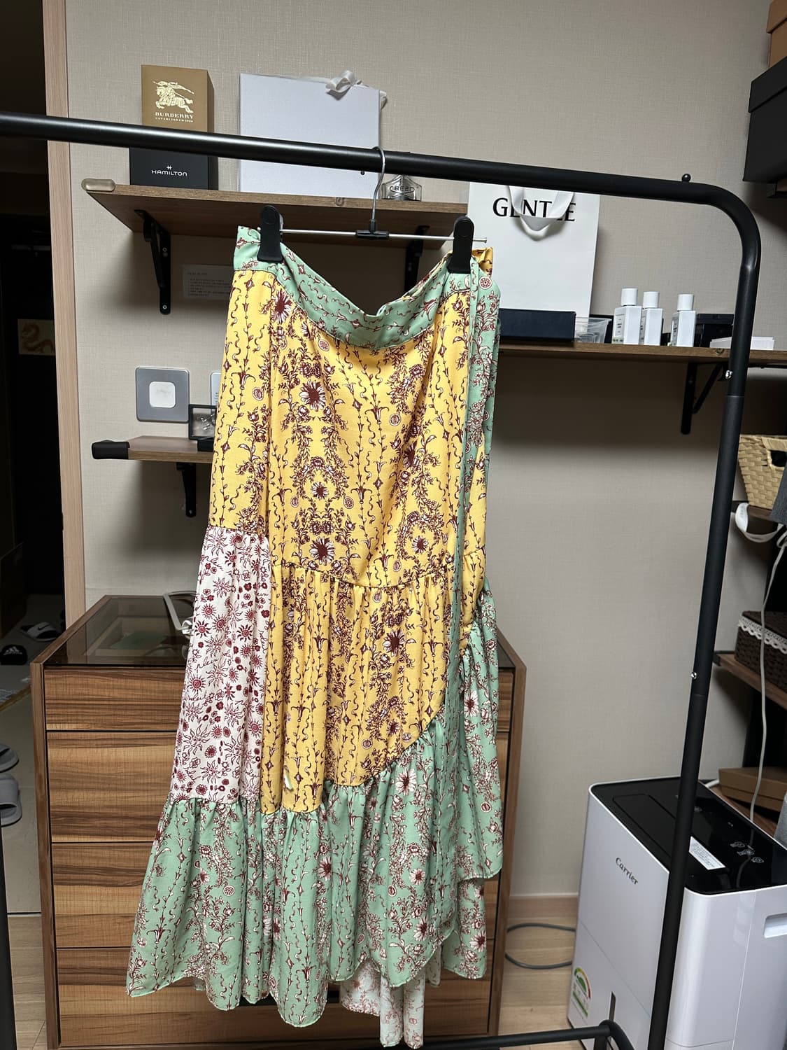 (재당근) 프린트 롱스커트 55-66추천   상품이미지2