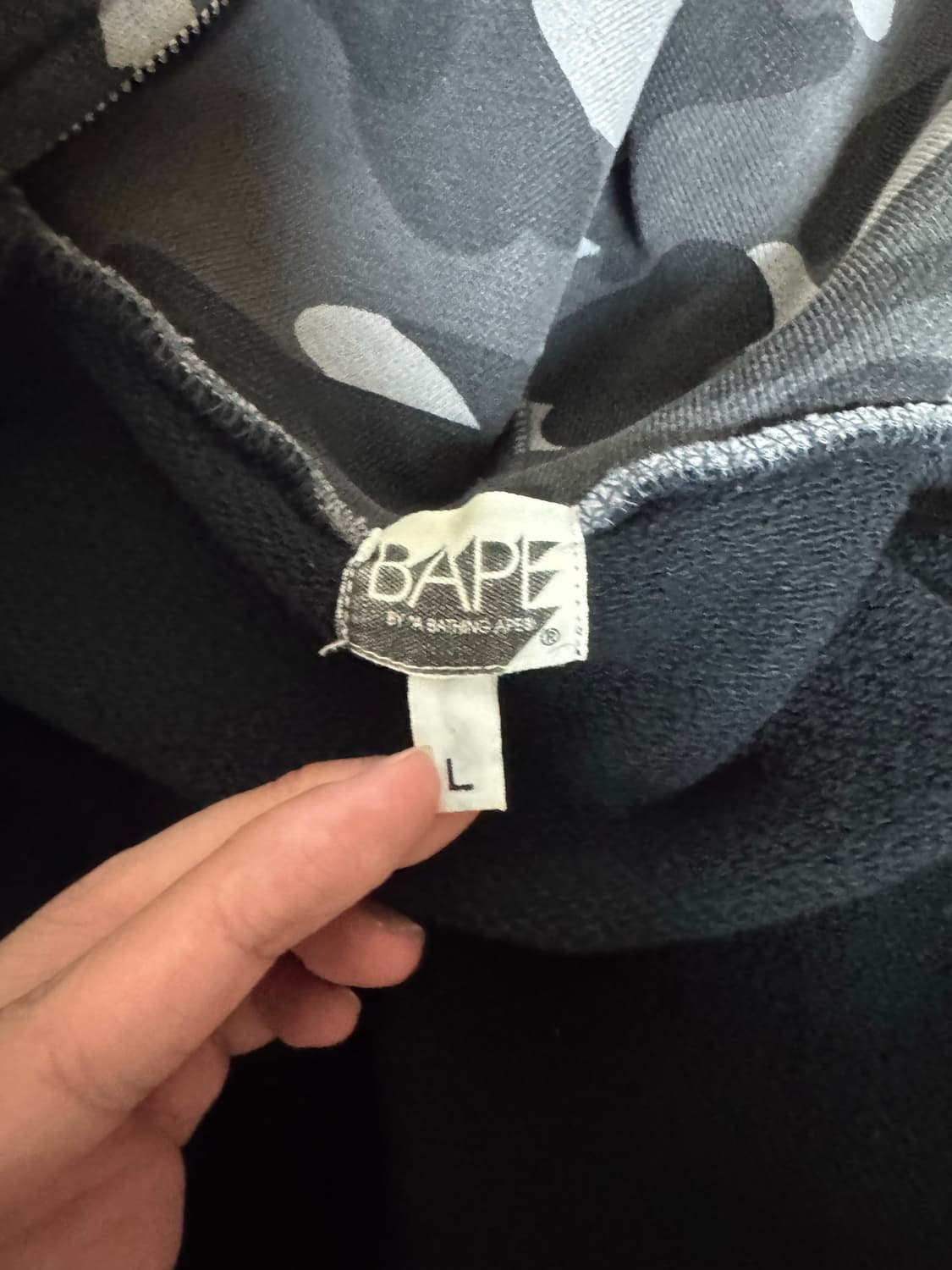 00s og nigo 베이프 후드집업 L 상품이미지4