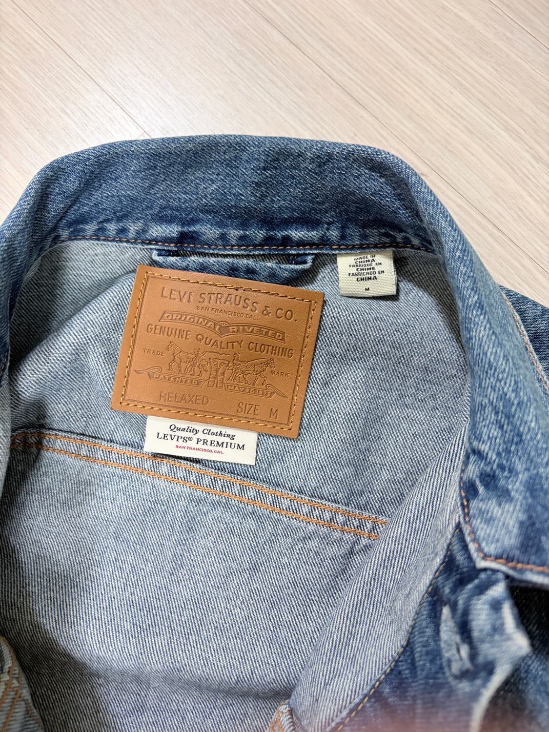 리바이스 1세대 데님자켓, 타입1 m사이즈 상품이미지5