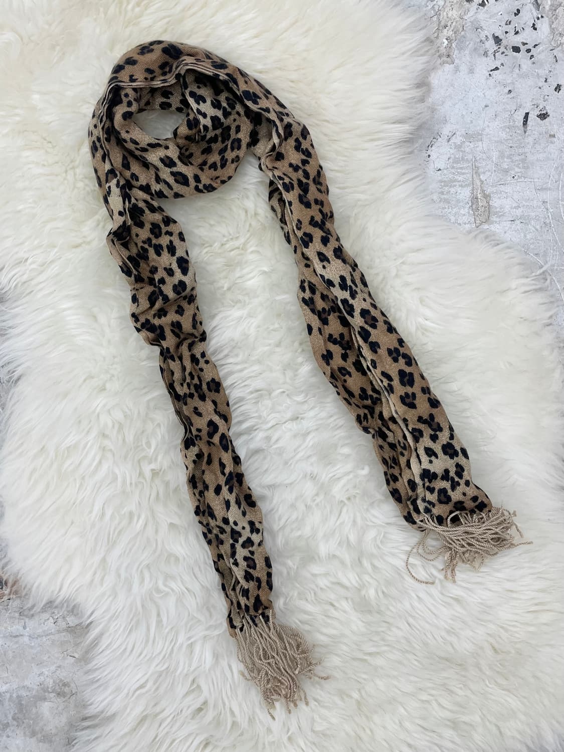 갸루 레오파드 머플러  상품이미지5