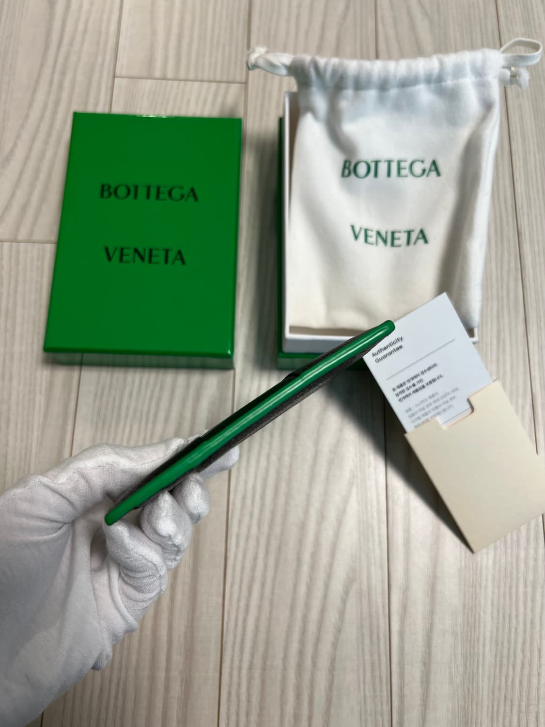 보테가베네타 레더 카드지갑 상품이미지4